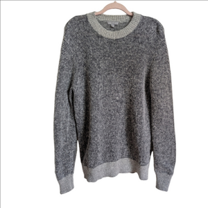 COS Grey Alpaca Minimalist Contemporary Knit Crewneck Sweater Size Extra-Large